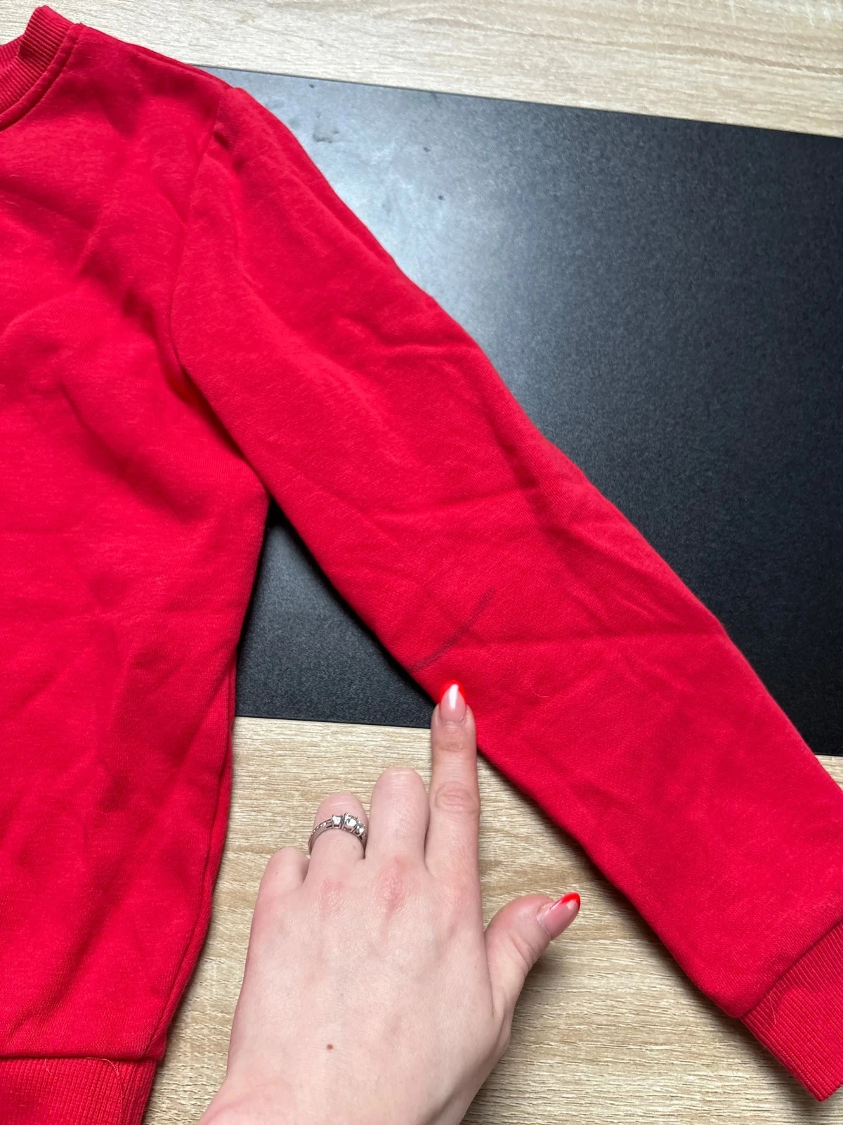 Blusa love vermelha 8 anos – photo 3